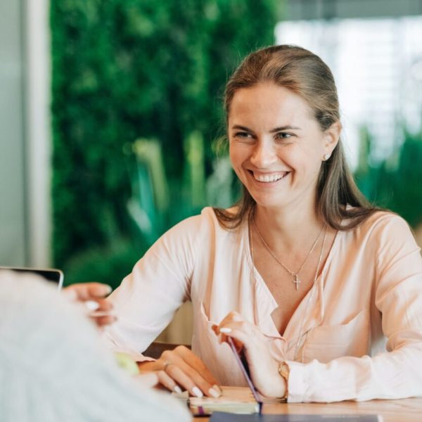 gesprek met een financiele planner